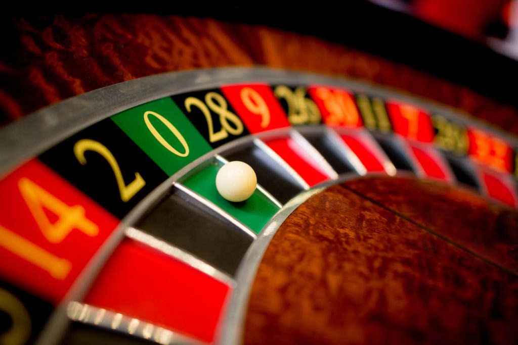 Roulette at the casino
